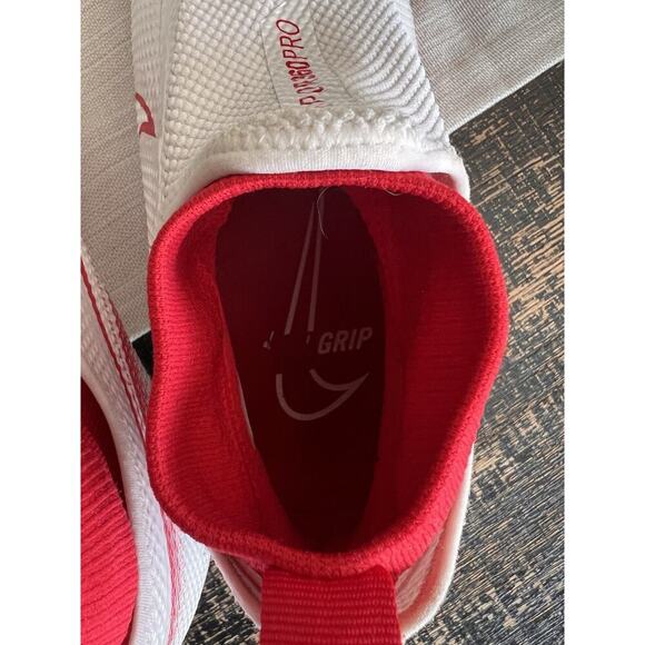 Nike Vapor Football Cleats Men’s 10.5 White Red AO8277 Speed Molded Cleats - Picture 5 of 7